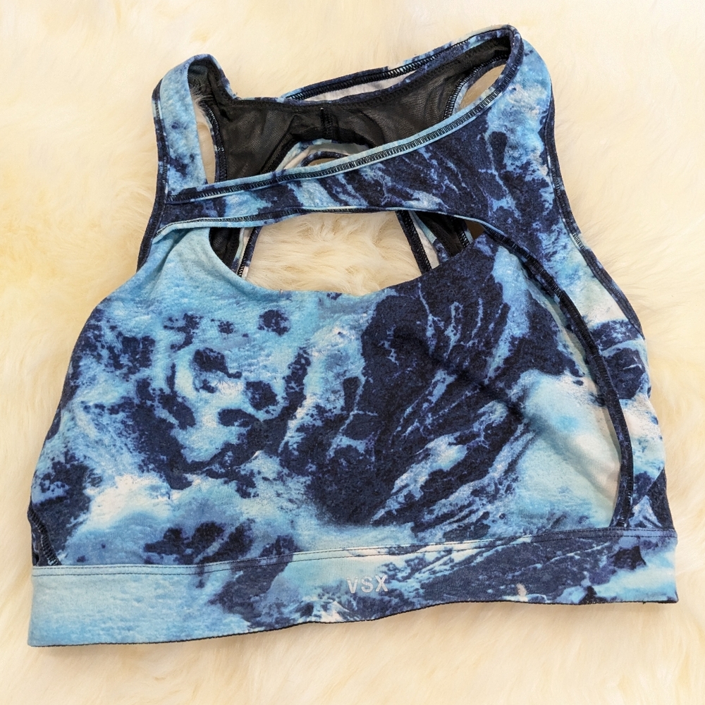 Victoria's Secret Tie Dye Cross Front Sports Bra